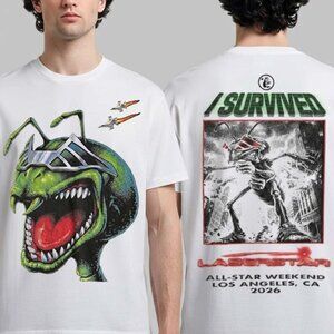 Anthony Edwards All Star Weekend 2026 I Survived Laserstar T-Shirt